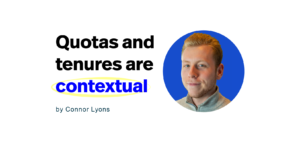 Quotas and tenures are contextual