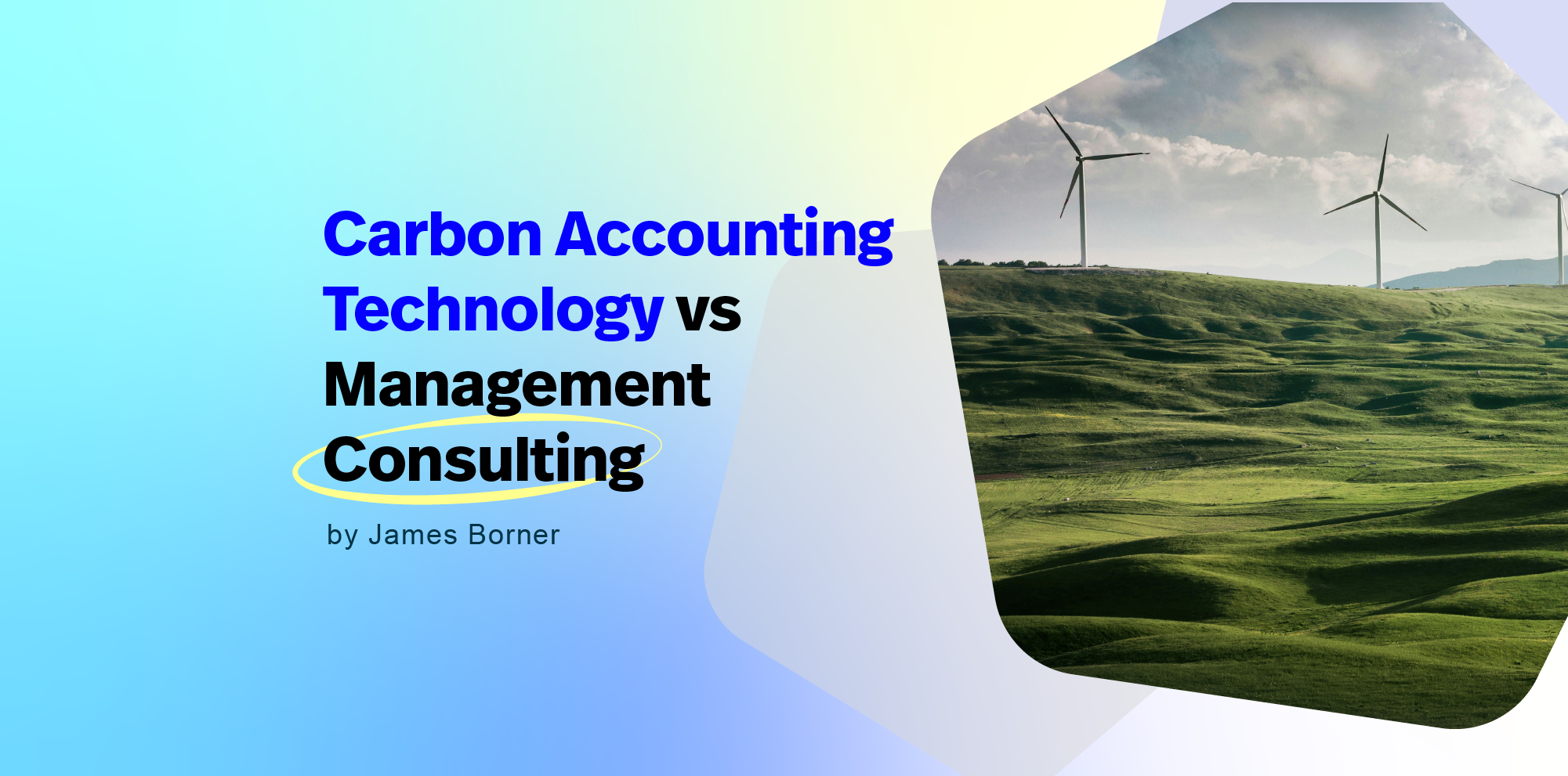 Carbon Accounting Technology vs Management Consulting